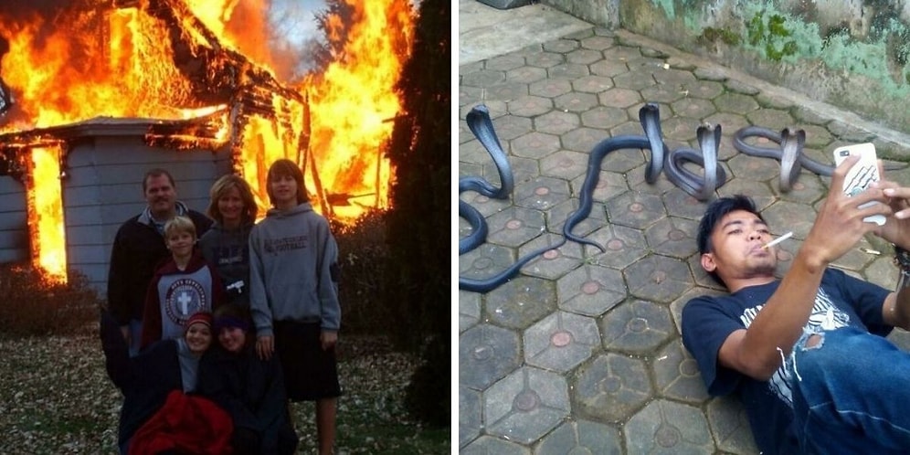 20 случаев, когда люди продолжали хранить спокойствие и невозмутимость в самых неожиданных ситуациях