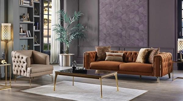 7. Bellona koltuk takımı, yeni ev kuranların en çok tercih ettiği mobilyalardan...