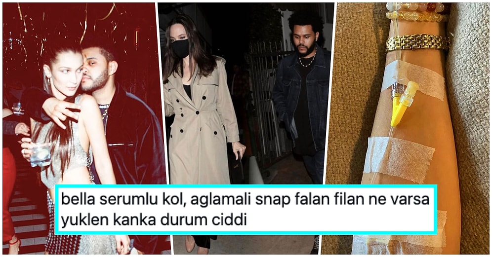 Bella Hadid'in Gözü Yaşlı! Angelina Jolie ve Şarkıcı The Weeknd'in Yeni Bir Aşka Yelken Açtığı İddia Edildi