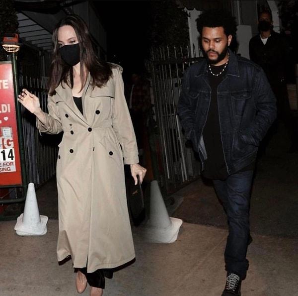 13. Angelina Jolie ile The Weeknd'in date'e çıktıkları söyleniyor!