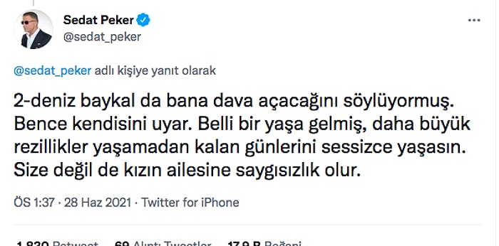 Anket: Sedat Peker Videolarından Sonra En Çok Zarar Gören Kim Oldu?