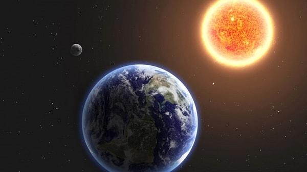 Güneş ile Dünya arasındaki mesafe, güneş ışığının gezegenimize ulaşması için geçen sürenin anlaşılmasında çok önemli bir faktördür.