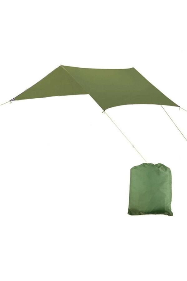 16. Gölge oluşturmak için diğer bir alternatif ise bu yüksek çadırlar.