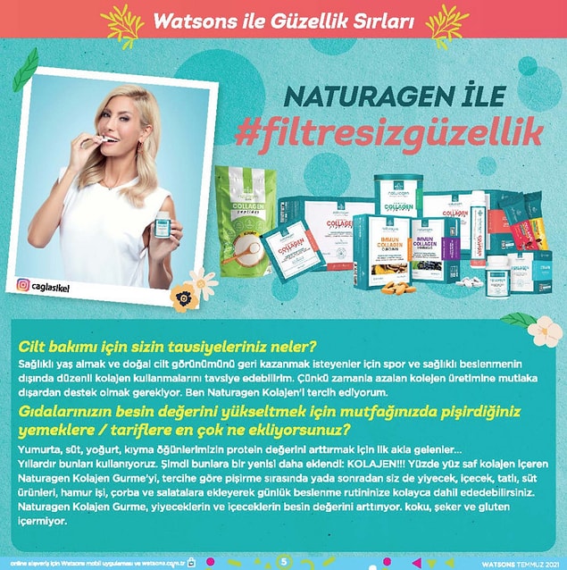 Collagen son dönemin popüler ürünü.