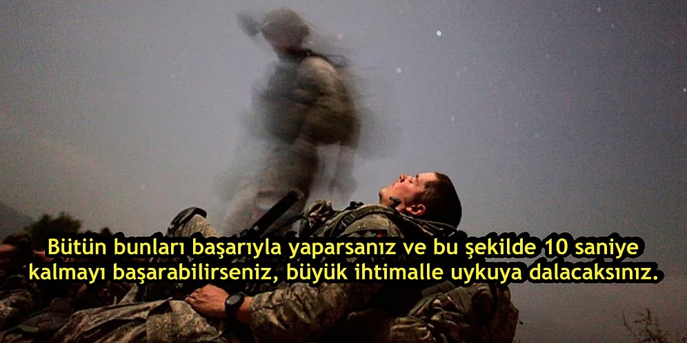 Uyuyamayanlar! Amerikan Askerlerinin Geliştirdiği Teknikle 120 Saniyede Uykuya Dalmak Mümkün