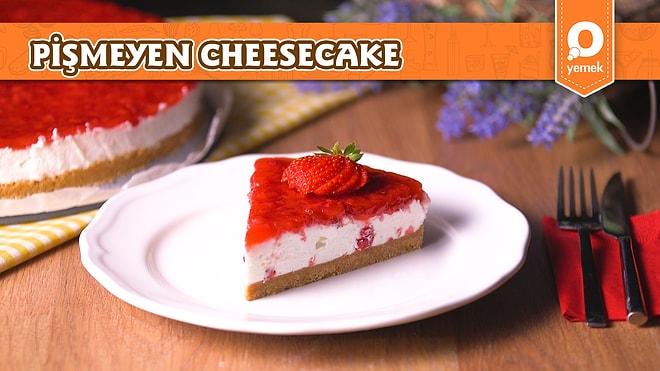 Cheesecake Severleri Mutlu Edecek Çok Pratik Bir Cheesecake Tarifimiz var! Pişmeyen Cheesecake Nasıl Yapılır?