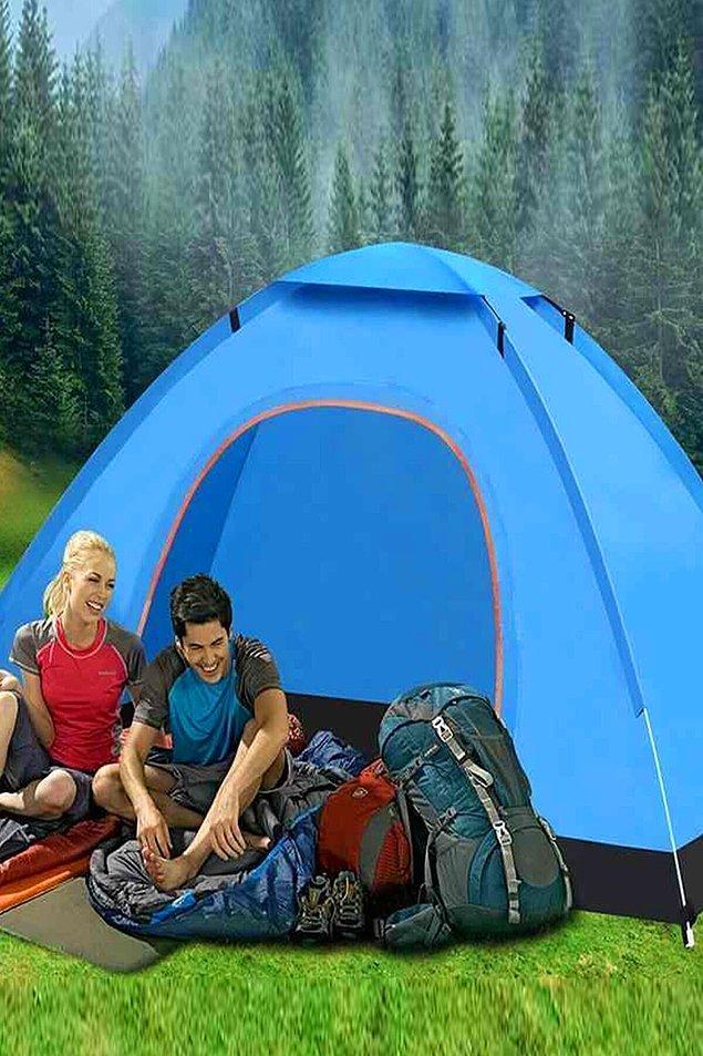 2. Uygun fiyatlı ve geniş bir kamp çadırı alternatifi.