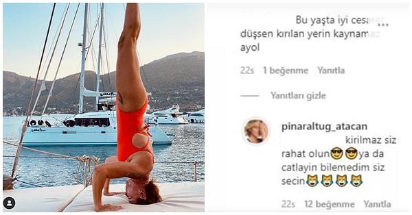 10. Pınar Altuğ, sosyal medyada paylaştığı fotoğrafa gelen yoruma kapak gibi cevap verdi!