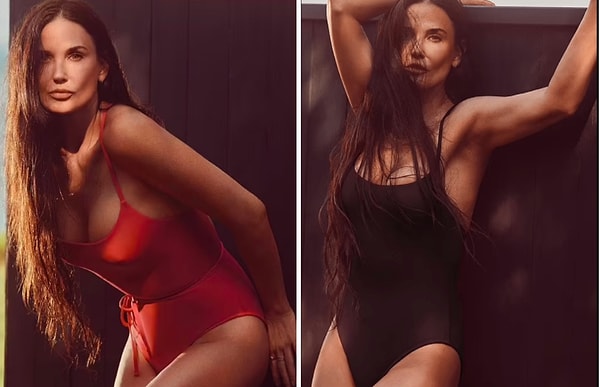 Актриса легендарной картины "Призрак" мало что оставила для воображения во время горячей съемки.