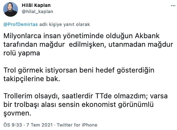 Demirtaş bu iddialara yanıt verirken, yandaş gazeteci Kaplan da Demirtaş'ı eleştirdi.