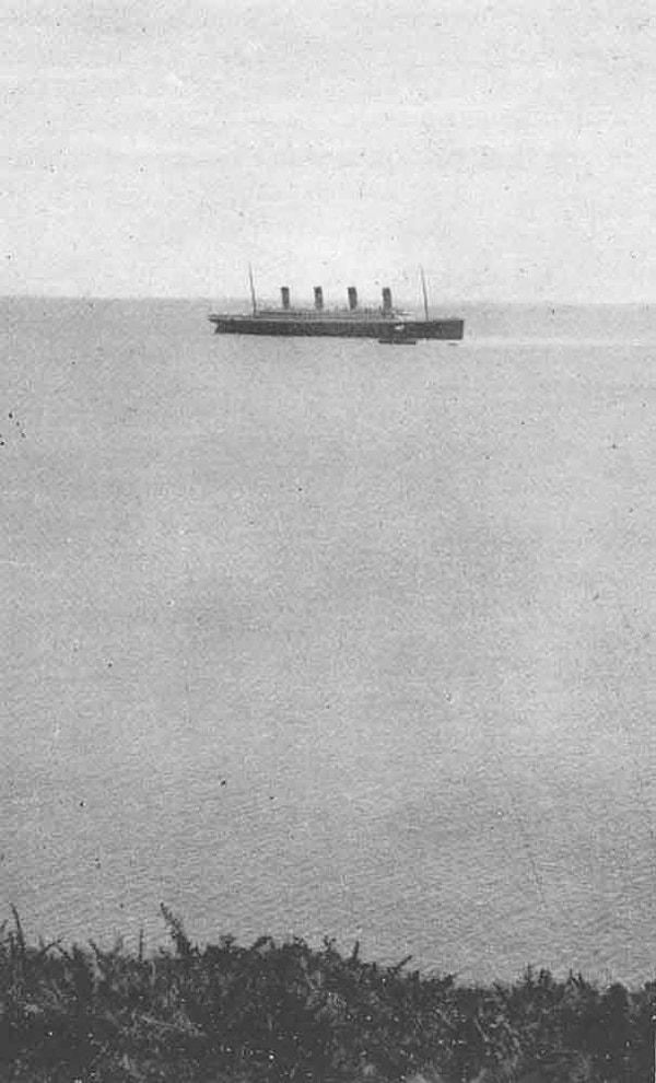 11. Titanic'in çekilmiş son fotoğrafı...