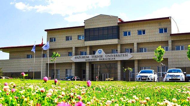 Erzurum Teknik Üniversitesi 2020-2021 Taban Puanları ve Başarı Sıralamaları