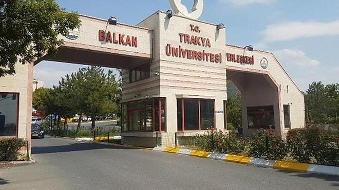 Edirne Trakya Üniversitesi (TÜ) 2020-2021 Taban Puanları ve Başarı Sıralamaları