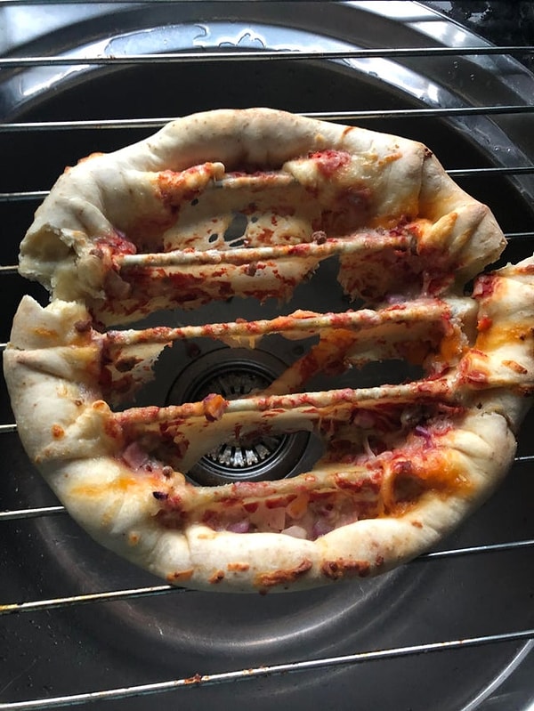 12. "Pizza yaptım."