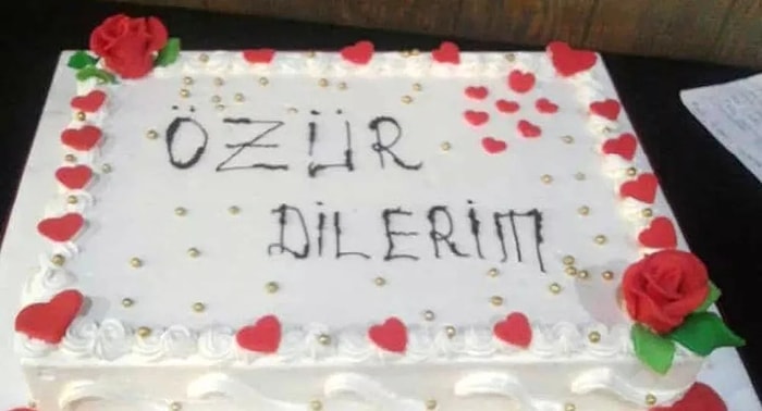 'Özür Dilerim' Yazılı Pastayla Yargılanmaktan Kurtuldu