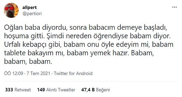 3. "Bu adam benim babam..."