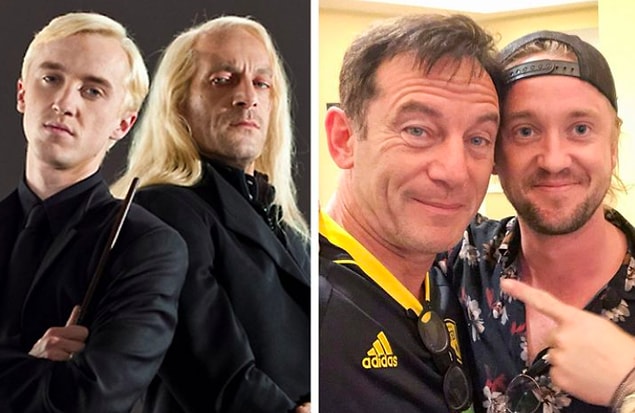 13. Tom Felton ve Jason Isaacs (Harry Potter and the Goblet of Fire filmindeki Draco Malfoy ve Lucius Malfoy)
