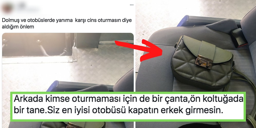 Bir Kadının Toplu Taşımalarda Yan Koltuğuna Erkeklerin Oturmaması İçin Aldığı Sinirlendiren Önlem