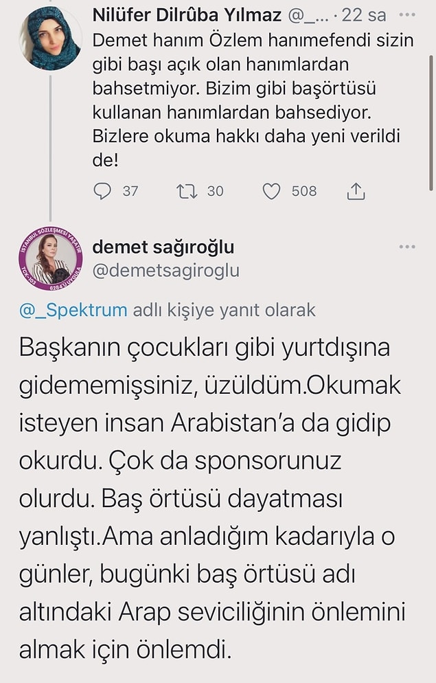 Ardından bir kullanıcıdan tepki gördü. Demet Sağıroğlu'nun kullanıcıya verdiği cevap tartışmayı daha da büyüttü.