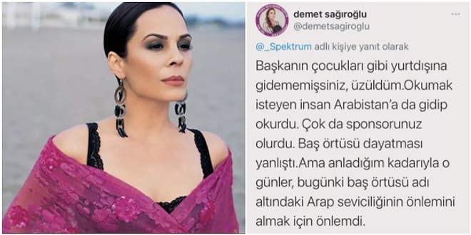 "Dini Siyasete Alet Ettiniz": Demet Sağıroğlu Başörtüsü Yorumuna Laf Eden Hilal Kaplan'a Fena Patladı