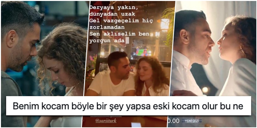 Kadir Doğulu ile Serra Arıtürk'ün Aşkın Tarifi Dizisinin Reklamı İçin Çektikleri Yakın Video Tartışma Yarattı