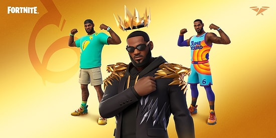 Bir Yıldız Daha Fortnite'ta! LeBron James Fortnite Adasına İniş Yaptı