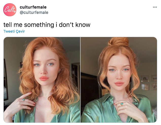 Twitter'da 'culturefemale' adlı bir kullanıcı bu kadının fotoğrafını paylaşarak 'bana bilmediğim bir şey' söyle diyince olanlar oldu. Birçok kullanıcı enteresan bilgilerle hepimizi şaşırttı.