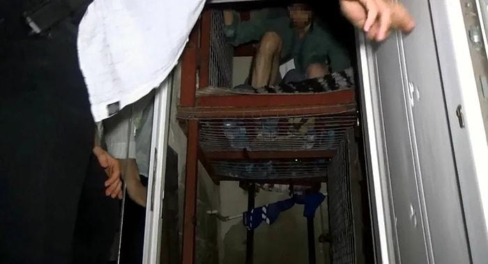 Adana'da 'Şirinler' Çetesinin 1 Aydır Çelik Kafeste Hapsettiği 2 Kişi Kurtarıldı