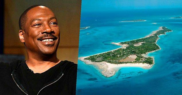 17. Usta oyuncu Eddie Murphy'nin Bahamalar'da Rooster Cay isimli 60 bin metrekarelik bir adası var!