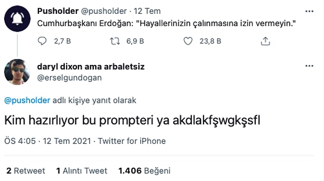 9. Bize söylediklerini biz söyleyelim taktiği olabilir mi...