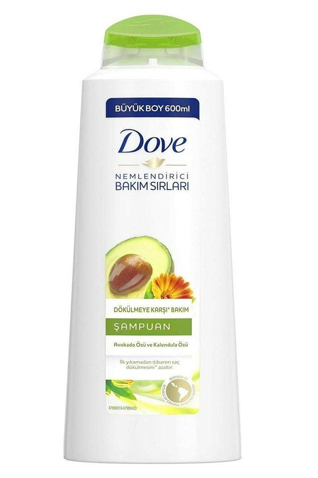 15. Şampuanlar arasında da en çok tercih edilen avokado özlü Dove şampuan olmuş.