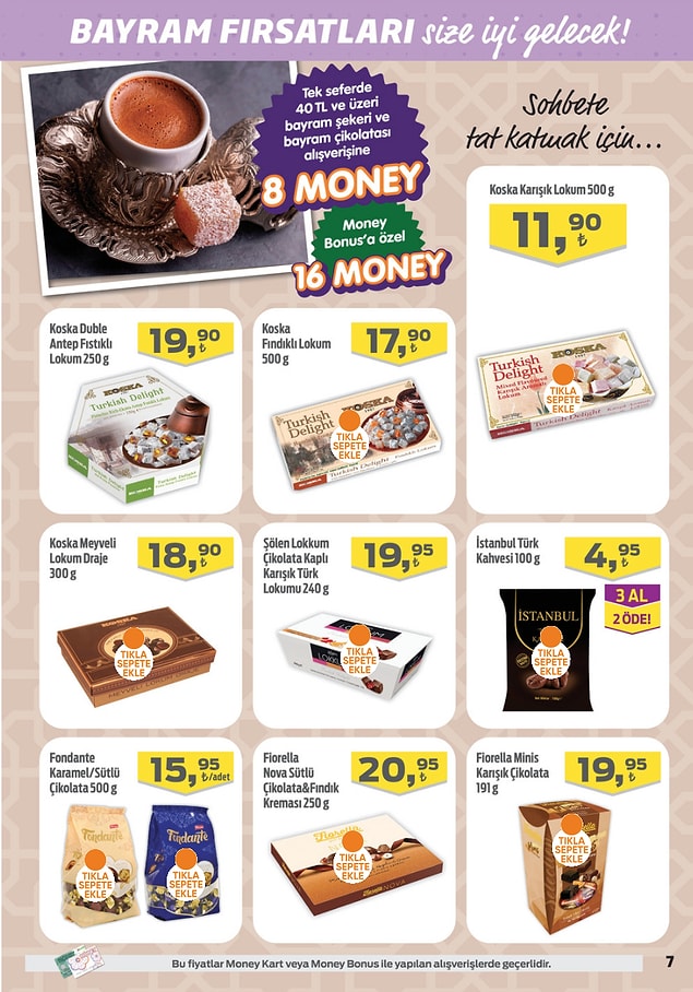 Elvan Fondante çikolata çeşitleri 15,95 TL.