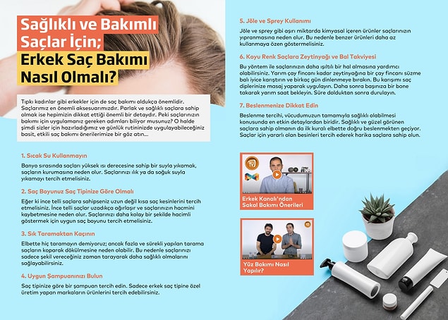 Yaz geldi saçlar yıpranmaya başladı.