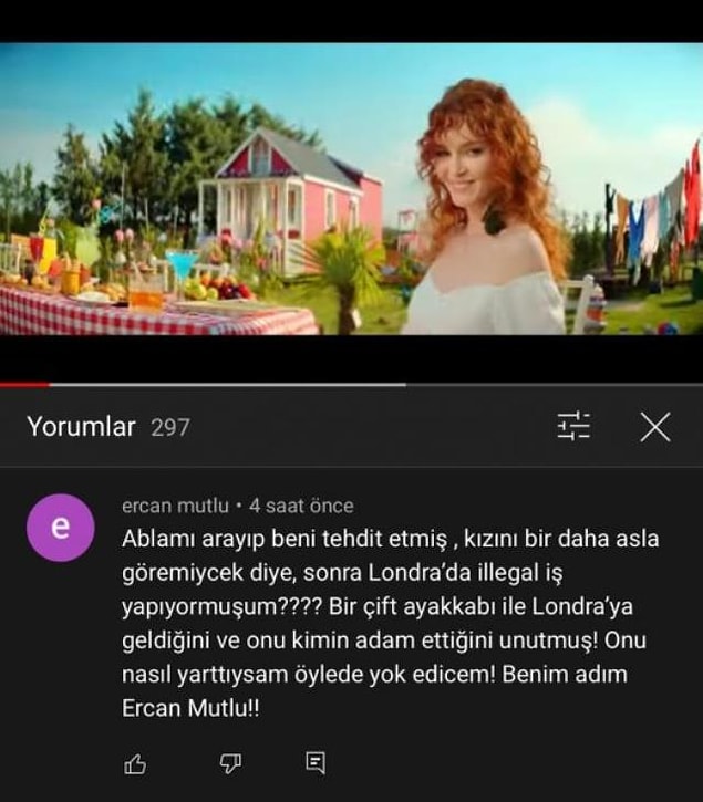 Görücü usulüyle evlendiği ve 3 yıl önce boşandığı eski eşi Ercan Mutlu, "Onu nasıl yarattıysam, yok edeceğim" ifadelerini kullanarak şarkıcıyı tehdit etti.