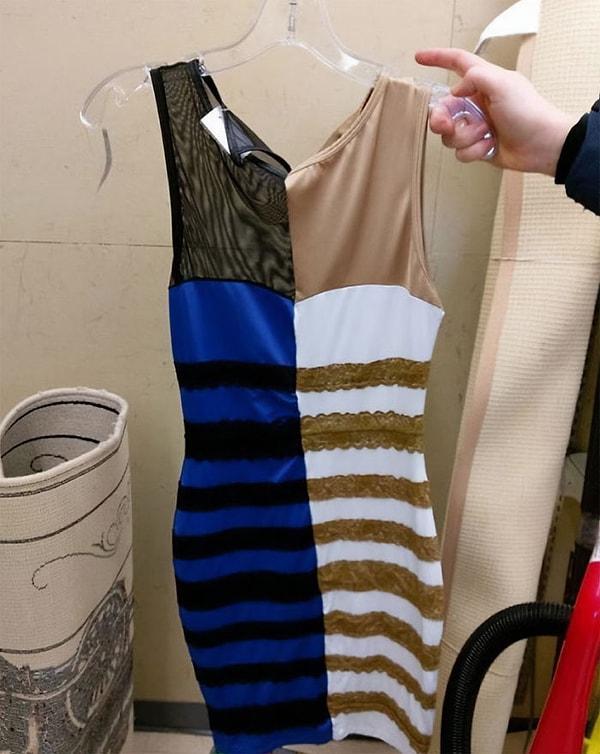 3. "Her iki rengi de görmek isteyenler için bu havalı elbiseyi buldum!"