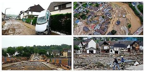 Yüzlerce İnsan Kayıp! Almanya ve Belçika'da Yaşanan Sel Felaketinden Çarpıcı Kareler