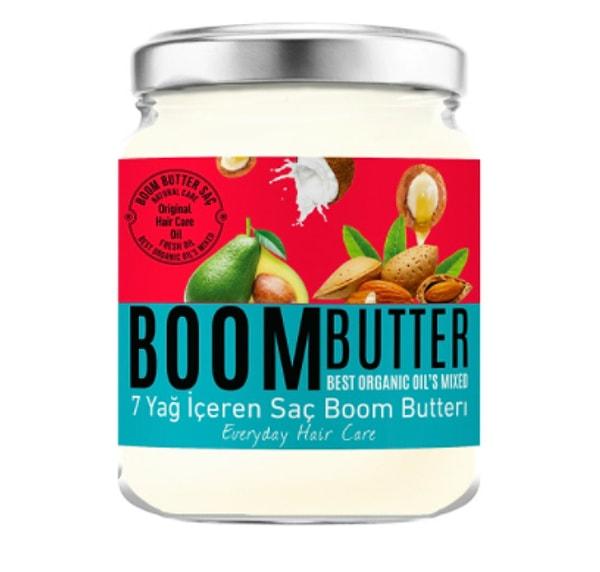 1. Yıpranmış saçlara 7 yağ içerikli Herbal Science Boom Butter!