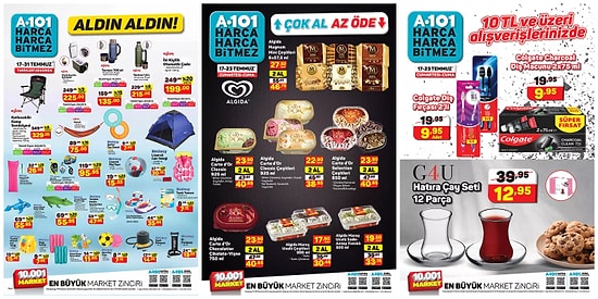 17 Temmuz 2021 A101 Haftanın Yıldızları Kataloğu