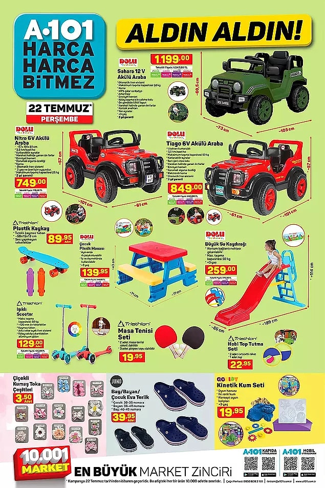 Triathlon Masa Tenisi Seti 19,95 TL.