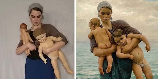 Девушка из Санкт-Петербурга каждый год воссоздает известные картины, и вот 15 лучших из них