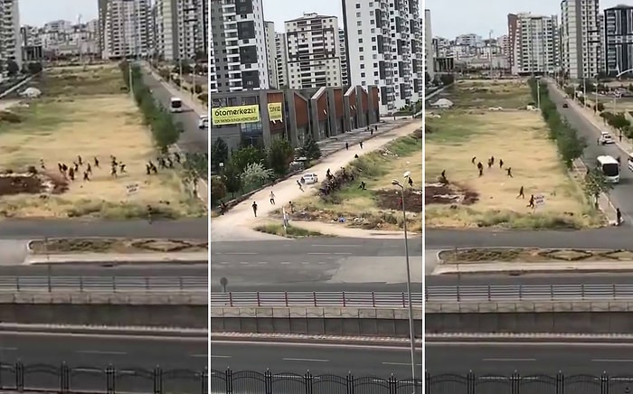 Diyarbakır'da Polis Kontrolünden Kaçan Göçmenlerin Görüntüleri