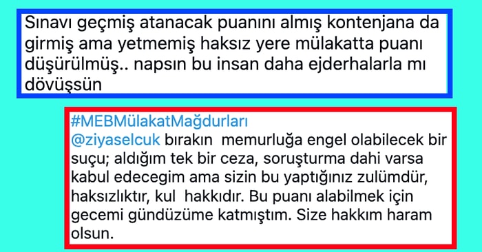 Alanlarının En İyileri Olmalarına Rağmen Mülakatta Elenen Öğretmenler Sosyal Medyanın Gündeminde!