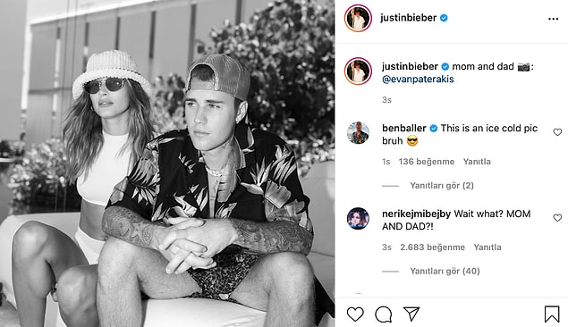 Justin Bieber'ın 'Anne ve baba' açıklamasını yaptığı paylaşımı ise yeni bir bebek mi sorusunu akıllara getirdi.
