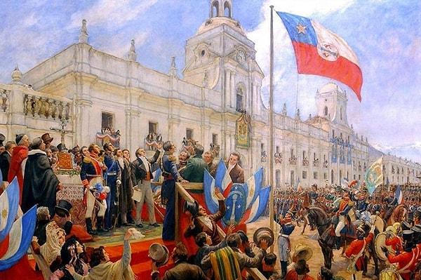 Şili, 18 Eylül 1810 tarihinde bağımsızlığını ilan etti.