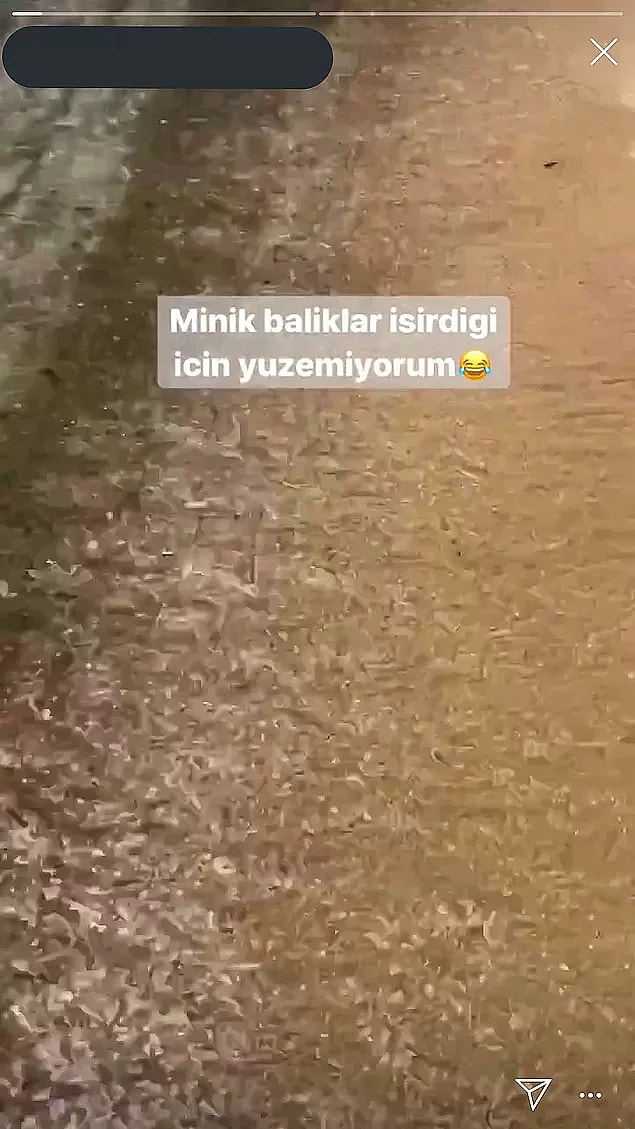 14. Balıkların yaşam alanında yüzmek şart sanki.