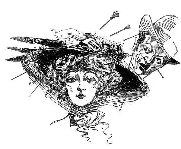 1900'lerin başında kadınların taktıkları şapkalara tutturulan iğneler öyleydi mesela, kadınların tacizden korunma silahına dönüşmüşlerdi.