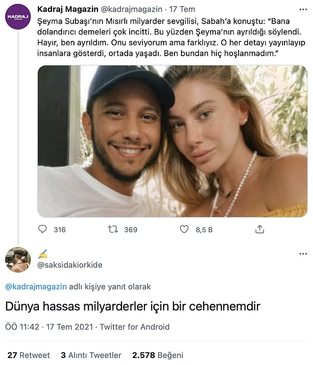 15. Mısırlı Milyarder oluyorsun mutlu sanıyorlar...