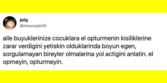 El Öpme Adetinin Çocukların Kişiliğine Zarar Verdiğini İddia Eden Kişi Tartışmanın Ateşini Fitilledi