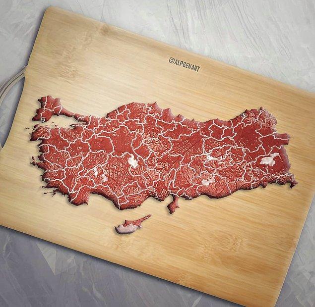 13. Bugün Türkiye haritası. :)