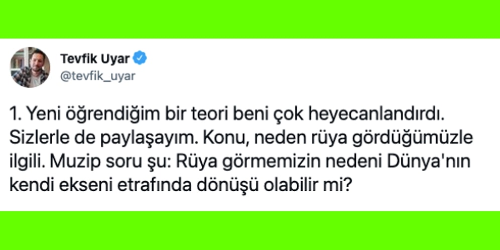 Neden Rüya Gördüğümüzle İlgili Ortaya İlginç Bir Teori Atan Kullanıcının Söyledikleri Beyninizi Yakacak